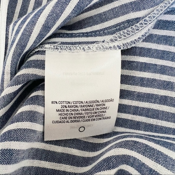 T Tahari Irena stripes prints midi skirt off shoulder top sets - Picture 13 of 15